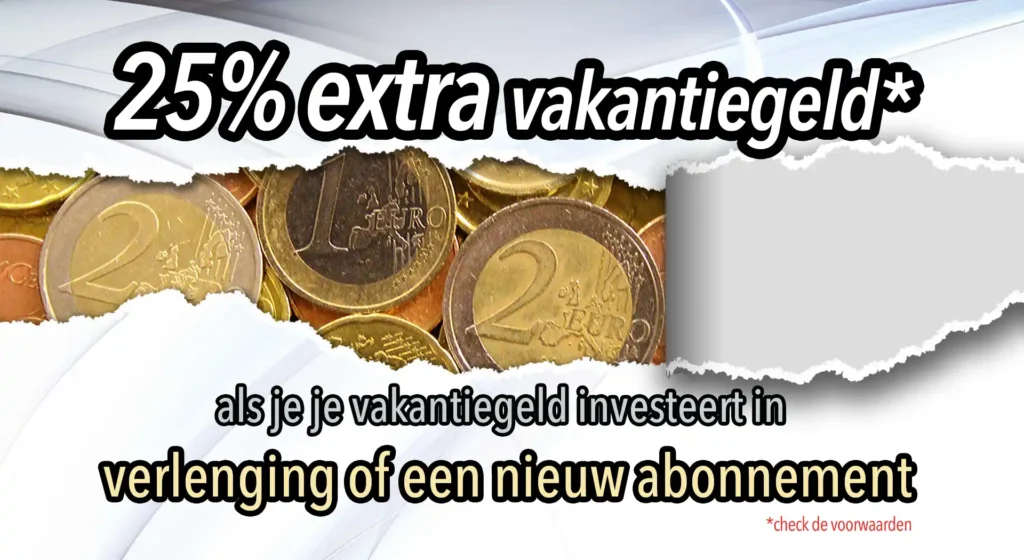 25% extra vakantiegeld